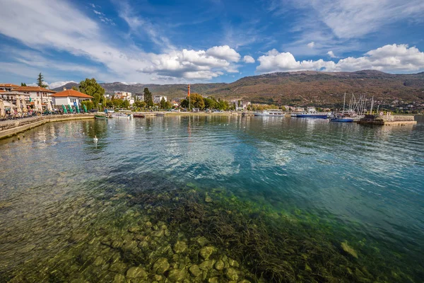 Ohrid City And Ohrid Lake - Ohrid, Makedonie — Stock fotografie