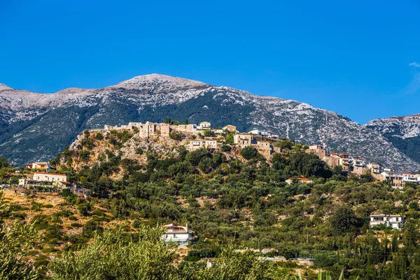 Kastil Himara - Vlore, Albania, Eropa — Stok Foto