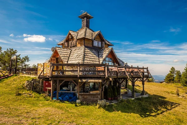 Domek letniskowy na górze Tornik - Zlatibor, Serbia — Zdjęcie stockowe