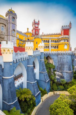 Pena Ulusal Sarayı - Sintra, Lizbon, Portekiz