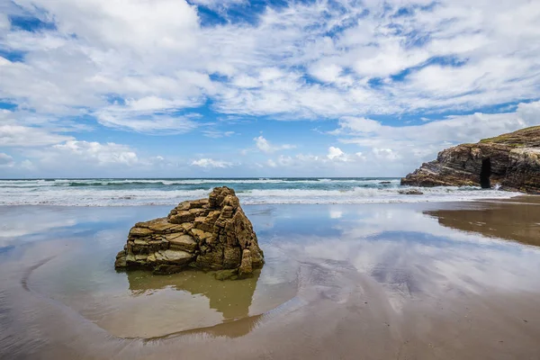 Playa de Las Catedrales, Ribadeo, Hiszpania — Zdjęcie stockowe