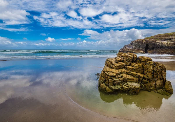 Playa de Las Catedrales, Ribadeo, Hiszpania — Zdjęcie stockowe