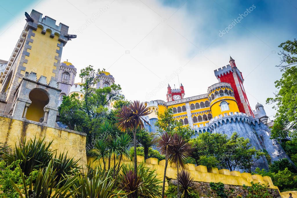 The Pena National Palace - Sintra, Lisbon,Portugal