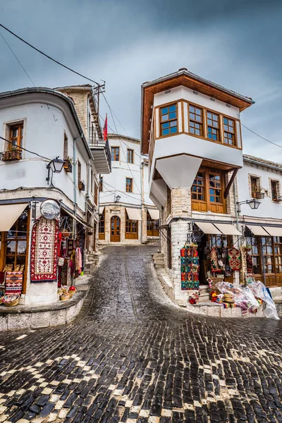 Gjirokaster Bazaar - provincie Gjirokaster, Albanië — Stockfoto