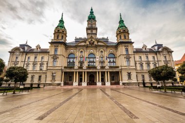 Town Hall - Gyor, Hungary, Europe clipart