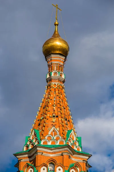 俄罗斯莫斯科圣巴西尔大教堂-红色广场 — 图库照片