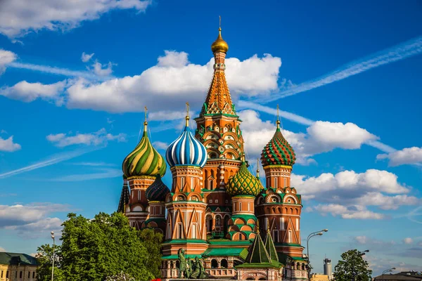 Cathédrale Saint-Basile Place Rouge, Moscou, Russie — Photo