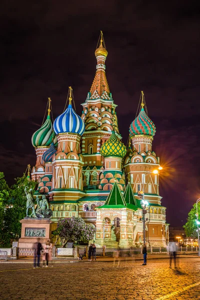 Saint Basil's Cathedral-Red Square, Moscow, Russia — Stock Photo, Image