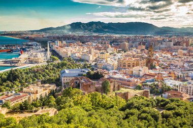 Malaga, Gibralfaro Bakış Açısı - Endülüs, İspanya