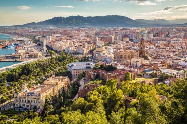 Malaga, Gibralfaro Bakış Açısı - Endülüs, İspanya