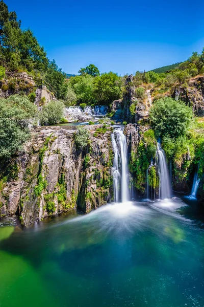 Poco Broca Waterfall Barriosa Sierra Estrella Portugal Europe — Stock Photo, Image
