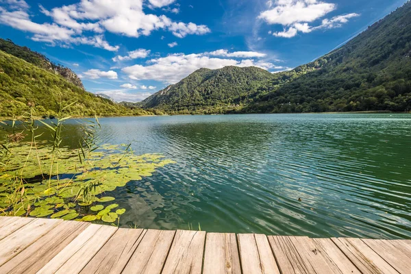 Lago Boracko Konjic Bosnia Erzegovina Europa Foto Stock Royalty Free