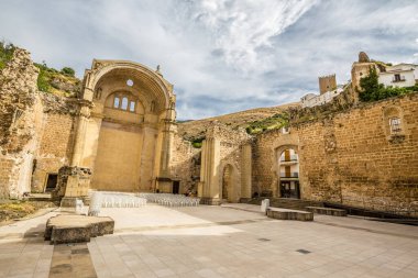 Santa Maria Kilisesi 'nin kalıntıları - Cazorla, Jaen, Endülüs, İspanya, Avrupa 