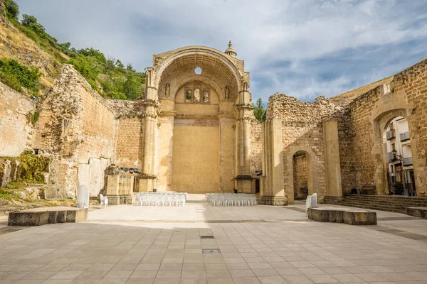 Die Ruinen Der Kirche Santa Maria Cazorla Jaen Andalusien Spanien — Stockfoto