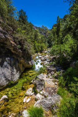 La Cerrada de Elias Gorge - Sierras de Cazorla, Segura y Las Villas Doğal Parkı, La Iruela, Jaen, İspanya