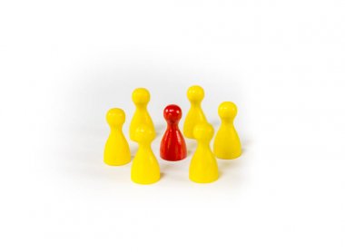 Oyun şekil grubu takım dışlama