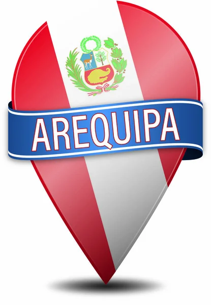 Arequipa peru parlak web PIN — Stok fotoğraf