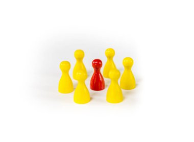 Oyun şekil grubu takım dışlama