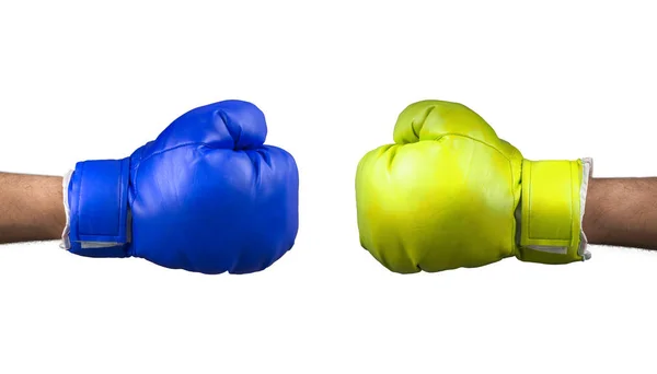 Боксерские Перчатки Готовы Бою — стоковое фото