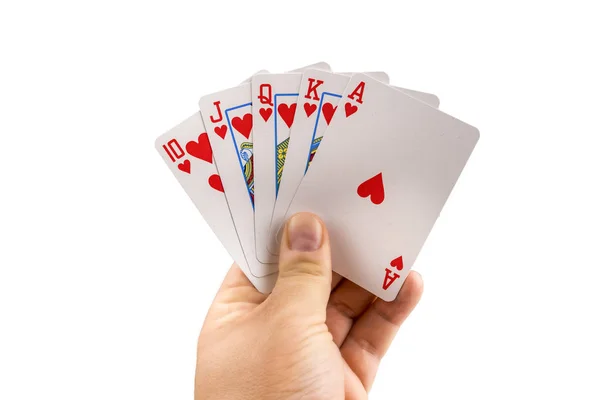 Best Possible Poker Hand Royal Flush Royalty Free Stock Photos