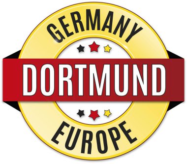 Siyah Kırmızı Sarı yuvarlak parlak dortmund Almanya rozet