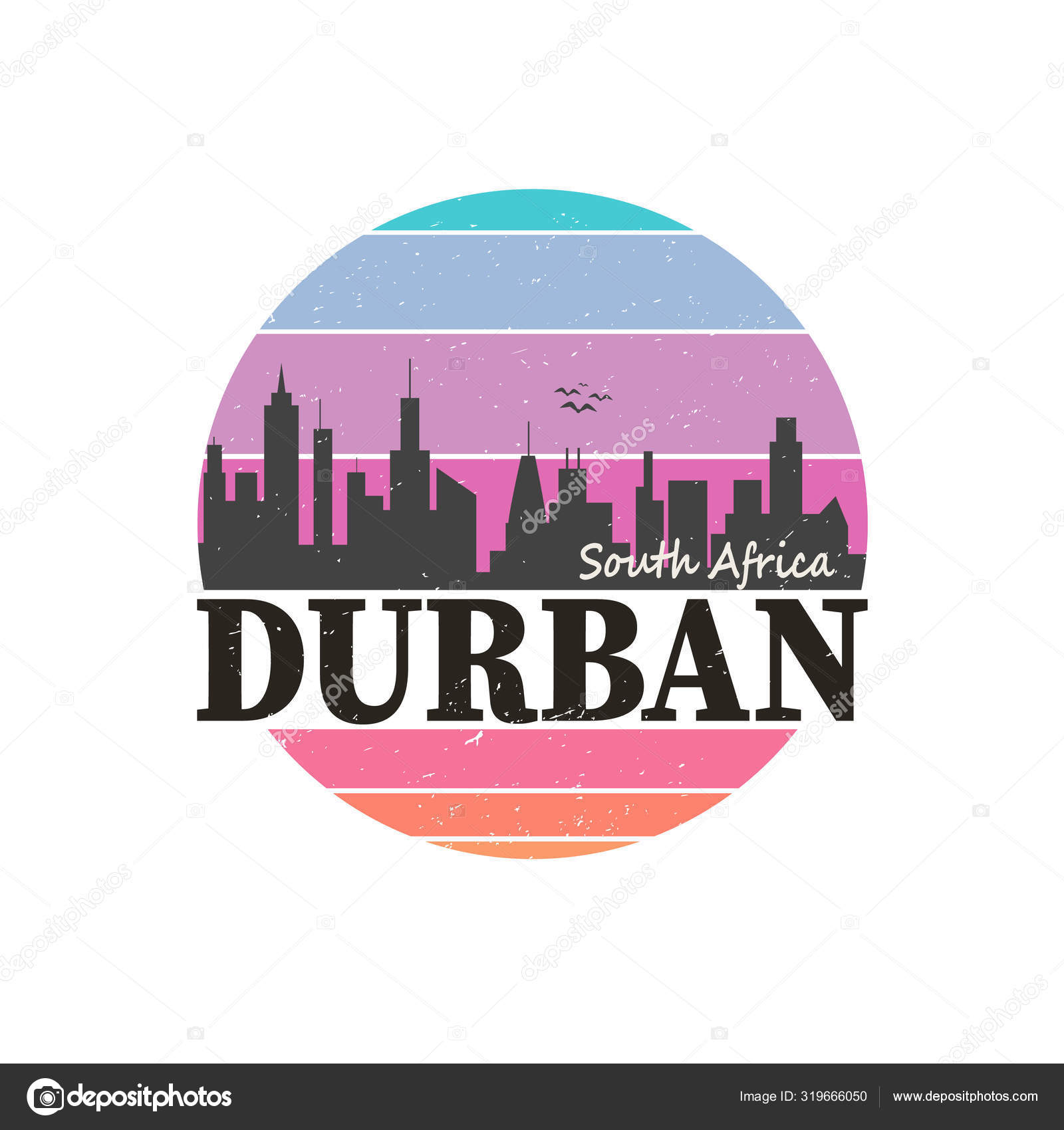 Durban in chat text and South Africa