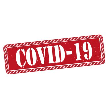 Wuhan Roman Coronavirus salgını Covid-19 kauçuk damgası.