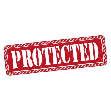 Beyaz arkaplanda korunan Kauçuk Damga karesi