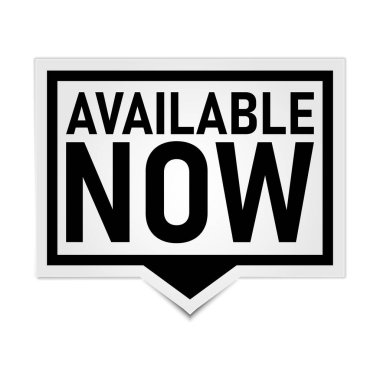 beyaz arkaplanda siyah kağıt etiket kullanılabilir