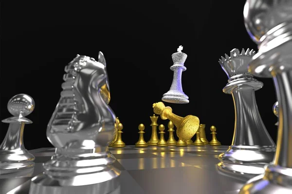 3d Chess concept background. High resolution Stock Photo by