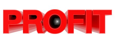 Beyaz arkaplan illüstrasyonundaki kar sözcüğü 3d görüntüleme