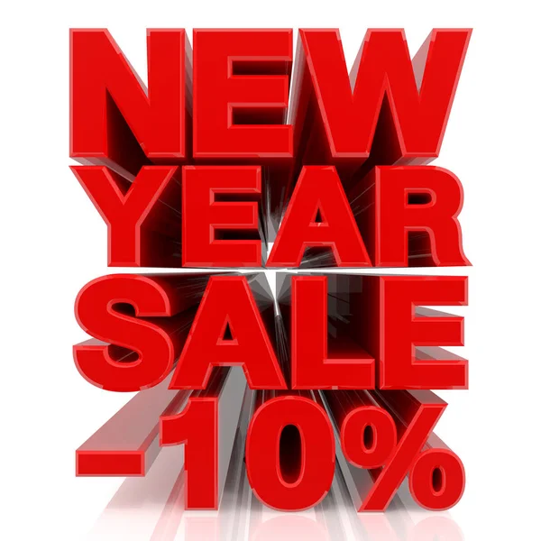 NEW YEAR SALE word 3D rendering — Stock Photo, Image