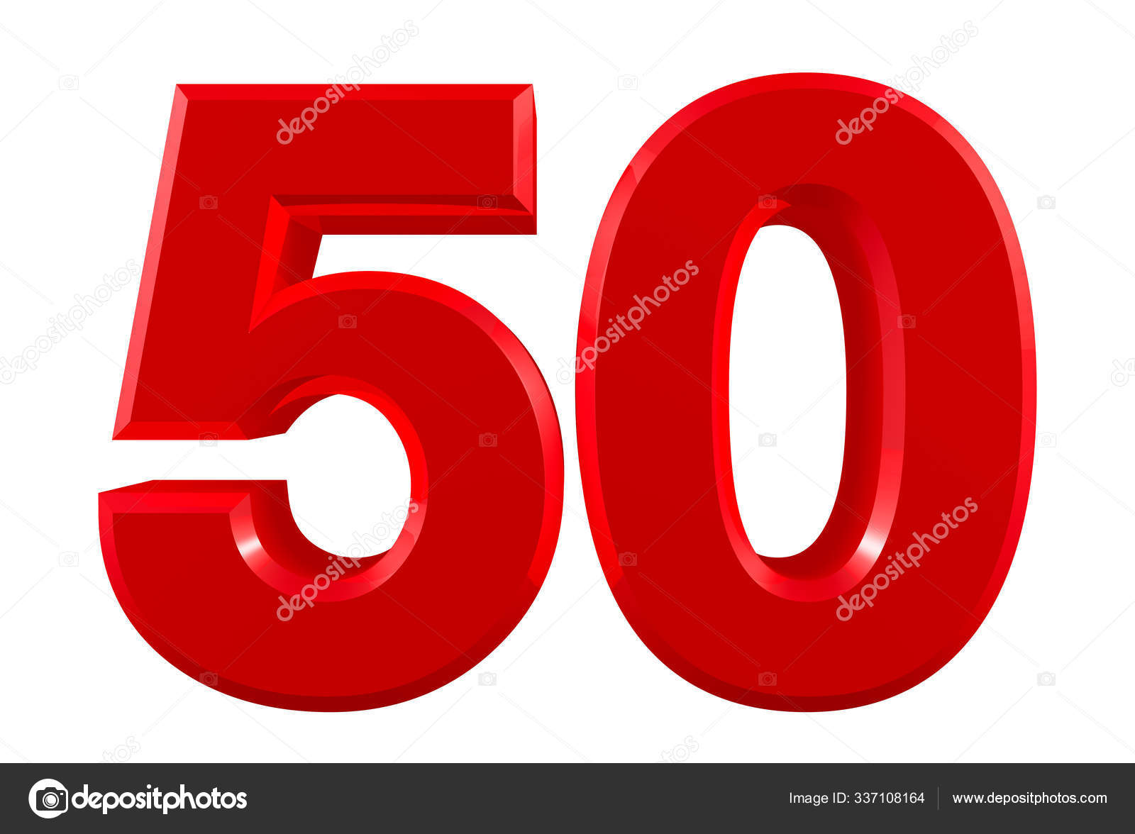 50 Para Imprimir Red numbers 50 on white background illustration 3D rendering Stock Photo by  ©tuiafalken@hotmail.com 337108164