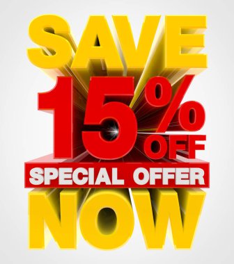 % 15 indirimli Özel Teklif Şimdi illüstrasyon 3D görüntüleme