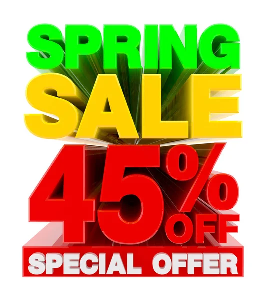 Spring Sale 45% Off Ειδική Προσφορά εικονογράφηση 3d απόδοση — Φωτογραφία Αρχείου