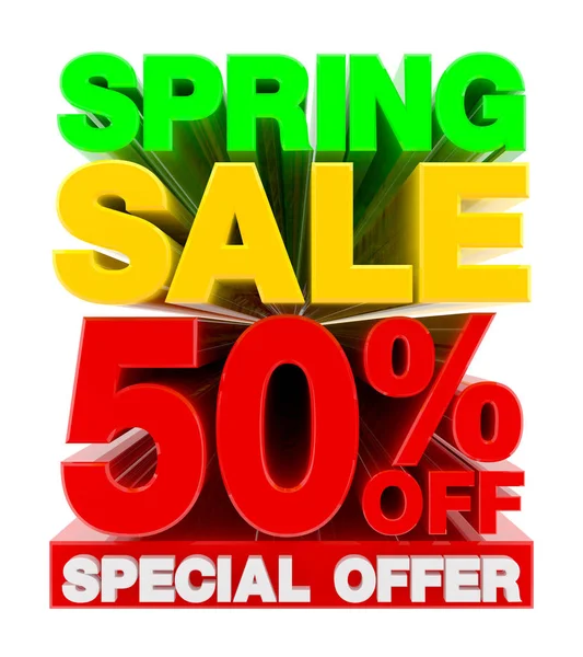 Spring Sale 50% off Ειδική Προσφορά εικονογράφηση 3d απόδοση — Φωτογραφία Αρχείου