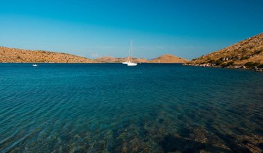 Telascica doğa parkı yelken, Yatçılık hedef Dugi Otok Adası, Dalmaçya, Hırvatistan