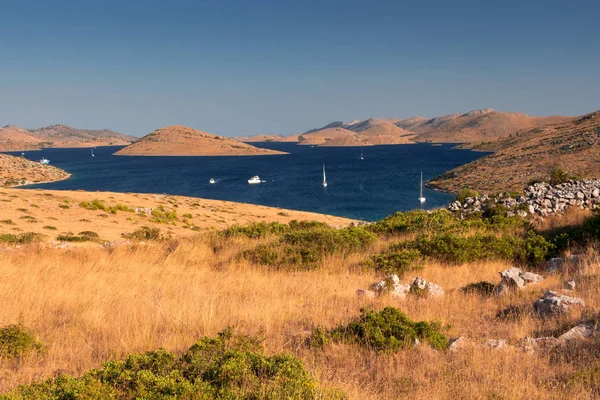 Telascica Natuur Park Zeilen Bestemming Dugi Otok Island Dalmatië Kroatië — Stockfoto