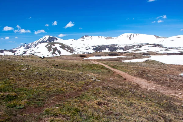 Schöne Bergsicht Vom Unabhängigkeitspass Hochgebirgspass Zentralen Colorado Vereinigte Staaten Liegt Stockfoto