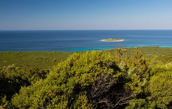 Kleine Insel Bei Dugi Otok Kroatien Konzept Des Ruhigen Friedlichen — Stockfoto