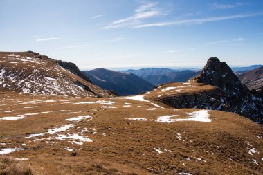 Fagaras dağlarındaki muhteşem dağ manzarası