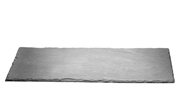 白で隔離スレート板 — ストック写真
