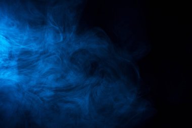 Mavi dumanlı doku