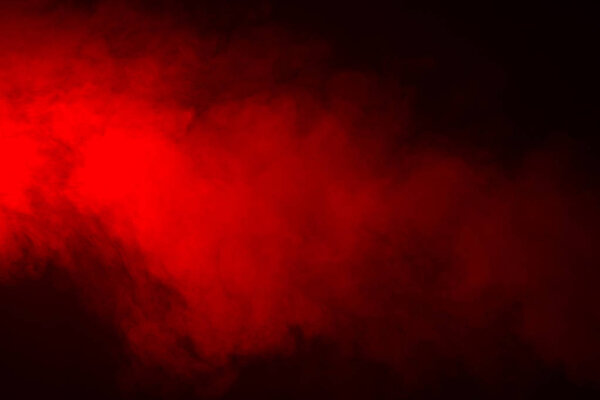 Red smoky abstract background