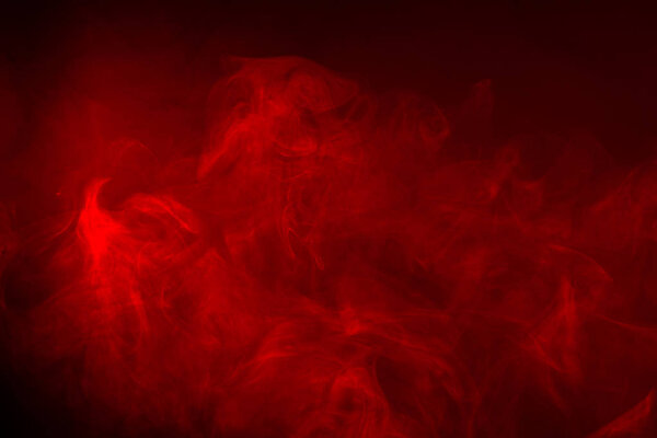 Red smoky abstract background