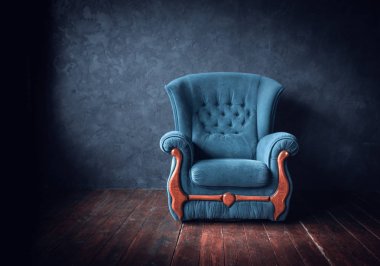 Mavi vintage sandalye