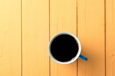 Kahve fincanı masada.