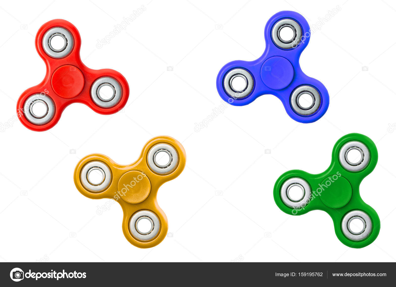 Set di Trottole colorate — Foto Stock