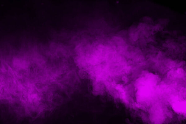 Сиреневый дым на черном
 