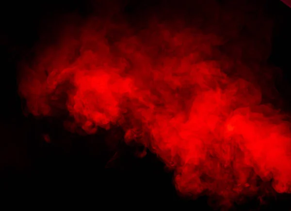 红黑烟 — 图库照片